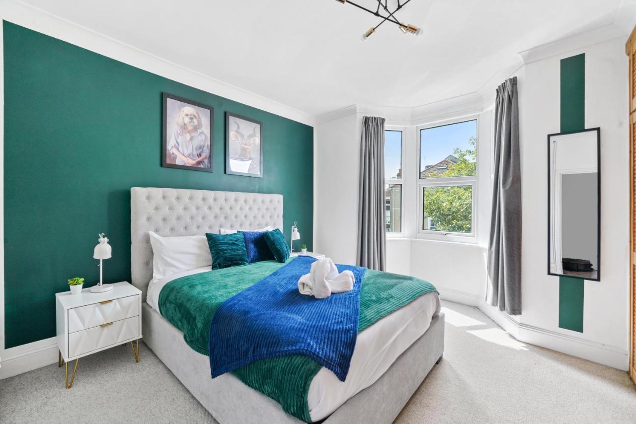 The Emerald Gem - Overlooking The Park Appartement Bristol Buitenkant foto